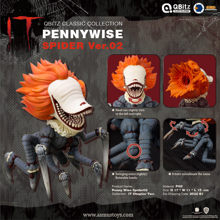 PENNYWISE Spider version COMBO SET (01) – Asmus Collectibles