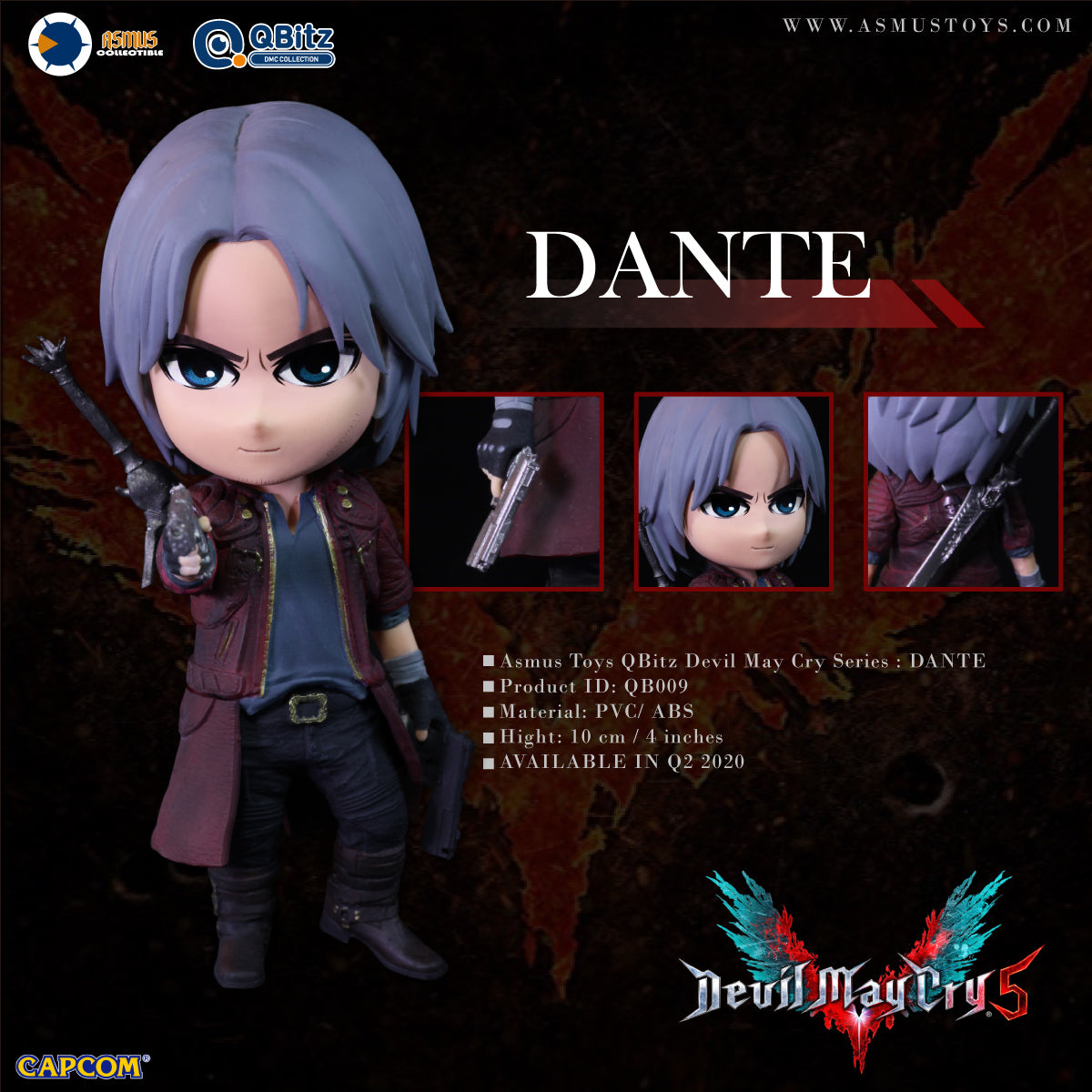 Dante Devil May Cry Escala 1/6 Asmus Toys Original - Prime